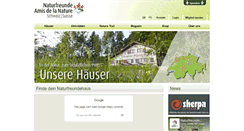 Desktop Screenshot of naturfreunde.ch